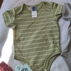 Little Lad 5 PC New 3 Multicolor Onesies/ 2 One-Piece Bodysuit 3/6M